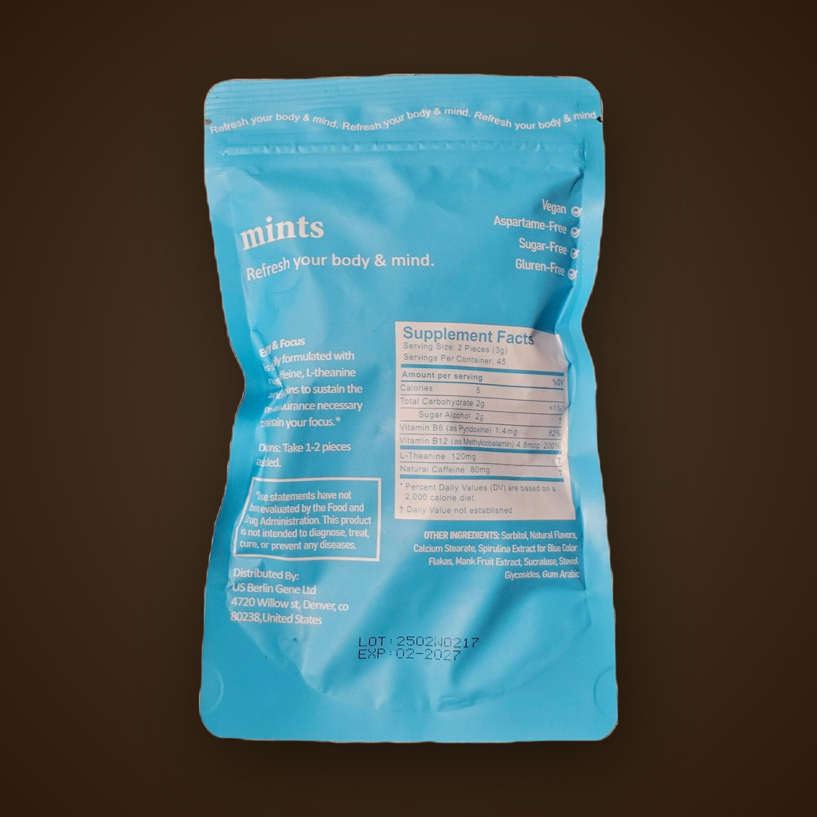 Mints Masticables Energía y Enfoque (2/2)